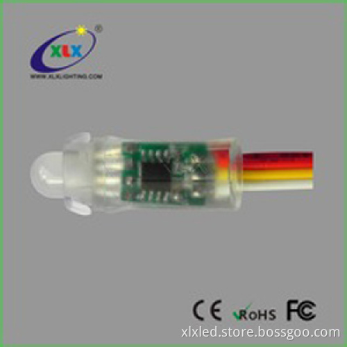 12mm full color led string lights rgb dmx